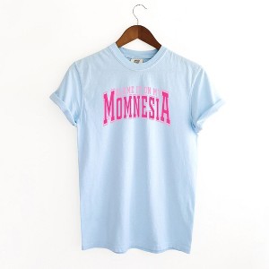 Simply Sage Market Women's Momnesia Varsity Short Sleeve Garment Dyed Tee - 1 of 2