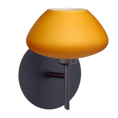 Besa Lighting Peri 1 - Light Wall Light in  Bronze