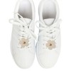 Unique Bargains Faux Leather Flower Shoelace Charms 1 Pair - 2 of 4