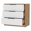 CAVINAS 3 Drawers Dresser for Bedroom,Modern Drawers with Black Handle for Kids Room,Living Room,Entry and Hallway - 4 of 4