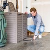 Sunnydaze Outdoor Trash Can - Polypropylene Resin - 2 of 4
