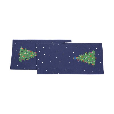 C&F Home 13" x 72" Holiday Buoy Tree Table Runner