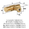Amerock Faraday Bar Knob for Cabinets, Drawers, and Furniture - 3 of 4