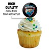 Superman Hope is my Valentine Cupcake Picks Toppers Decoration Set of 6 - 3 of 4