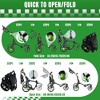 Probe Hues Lightweight 2-Wheel, 3-Wheel Rotating, 4-Wheel Folding Golf Cart - 3 of 3