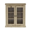 Teamson Home Donovan Removable Two-Door Wall Cabinet with Adjustable Shelves, Light Oak - 4 of 4