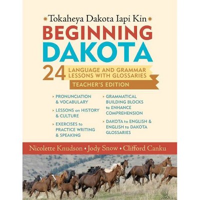 Beginning Dakota/Tokaheya Dakota Iapi Kin: Teacher's Edition - by  Nicolette Knudson & Jody Snow & Clifford Canku (Paperback)