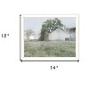 HomeRoots Green Country Morning White Framed Print Wall Art - 3 of 4