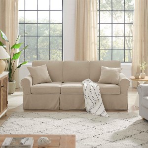 MINIMORE Modern Style 87.4"W Fiona 3Seater Sliper Cover Classic Sofa - 1 of 4