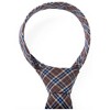 Men's Checkered 2.75 Inch Wide And 57 Inch Long 100% Cotton Neckties - 3 of 4