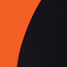 black fluorescent orange