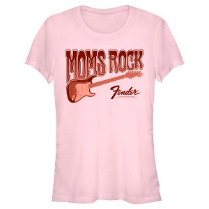 Juniors Womens Fender Moms Rock Logo T-Shirt - 1 of 4