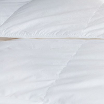 Full/Queen White Cotton Lightweight Down Duvet Comforter