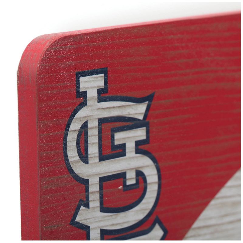 MLB St. Louis Cardinals Baseball Tradition Wood Sign Panel, 4 of 5