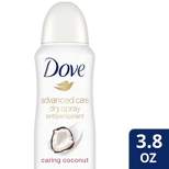 Dove Beauty Caring Coconut 48-Hour Antiperspirant & Deodorant Dry Spray - 3.8oz
