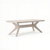 Cross Leg Rectangular Coffee Table (48in x 24in / 1220mm x 610mm) - 3 of 4