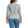 Lands' End Women's Lightweight Waffle Skimming Long Sleeve Crew Neck T-shirt - 2 of 3