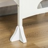 ONWITH 2 in 1 Kids Foldable Kitchen Step Stool for Children 3-6 Years Old White - 2 of 4