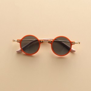 MyKids-Usa Kids Small Frame Design Vintage Style Metal Sunglasses - 1 of 4