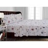 Printed Pattern Extra Deep Pocket 170 GSM Flannel Sheet Set - Tribeca Living - image 3 of 3