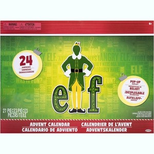 Jakks Holiday Elf Advent Calendar 24 Days of Collectible Surprise - 1 of 4