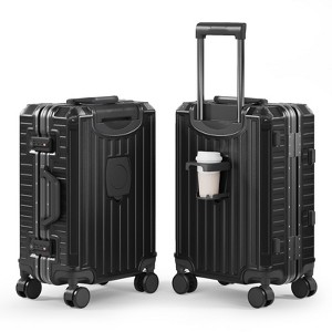 Holiday Travel Premium ABS+PC Hardshell Spinner Luggage with Aluminum Frame, TSA Lock – Black Friday & Christmas Deal - 1 of 4
