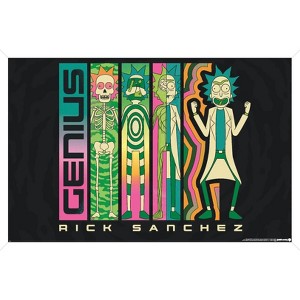 Trends International Rick And Morty: Season 8 - Genius Framed Wall Poster Prints - 1 of 4