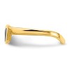 Black Bow Jewelry Enameled Sunglasses Toe Ring in 14 Karat Gold - 3 of 4