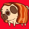Women's Design By Humans Puglie Bacon Strip By Puglie Racerback Tank Top - 2 of 3