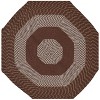 Newport Braid Collection 100% Polypropylene Stripe Pattern Reversible Indoor Utility Rug - Better Trends - 2 of 3