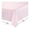 Smarty Had A Party 54" x 108" Pink Rectangular Plastic Tablecloths - 96 pcs - 2 of 4