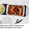 Chefman Electric Warming Tray w/ 23" x 8" Black Tempered Glass Top - Stainless Steel - 4 of 4