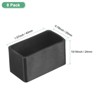 Unique Bargains Rectangle PVC Durable Anti-Slip Furniture Leg Caps - 3 of 4