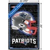 Trends International NFL New England Patriots - Neon Helmet 23 Unframed Wall Poster Prints - 3 of 4