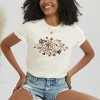 Simply Sage Market Women's Hustle and Bloom Short Sleeve Garment Dyed Tee - 2 of 4