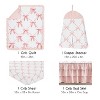 Sweet Jojo Designs Girl Baby Crib Bedding Set - Ballerina and Ballet Bows Pink and White 4pc - 2 of 4
