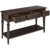 CAVINAS Modern Console Table with 3 Drawers and Open Shelf,50 inch Rectangle Entryway Table for Living Room,Hallway - 4 of 4