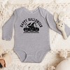 The Juniper Shop Happy Halloween Arch Distressed Long Sleeve Bodysuit - 3 of 4