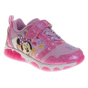 Disney Minnie Mouse Girls' Light Up Sneakers. (Little Kids/Toddler) - 1 of 4