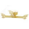 50pcs Butterfly Shape Napkin Rings Hollow Out Napkin Holder For Wedding Party Home Table Decoration - 4 of 4
