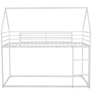 Cesicia Twin over Twin House Bunk Bed with Built-in Ladder - 1 of 4