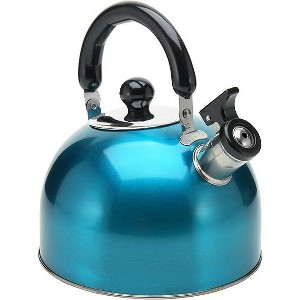 YBM Home Induction Compatible Stainless Steel 3 Liter Stovetop Whistling Tea Kettle with Handle - 1 of 3