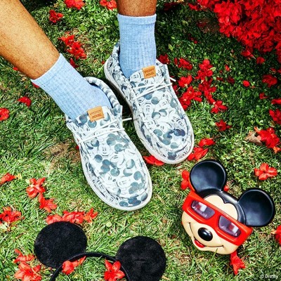 HEYDUDE Men Disney Mickey Mouse Print Wally , Grey, 10 — фото 8