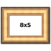 PosterPalooza | Photo Size Traditional Gold Picture Frame - UV Acrylic, Foam Board Backing, Hanging Hardware - 2 of 4