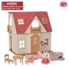 Calico Critters Red Roof Cozy Cottage, Dollhouse Playset with Figure, Furniture and Accessories - image 2 of 4