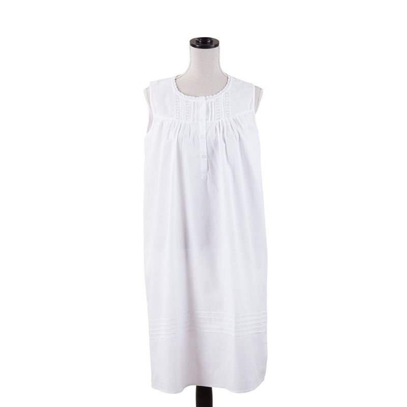 Saro Lifestyle Relaxed Embroidered Nightgown, 1 of 3