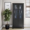 Ameriwood Home Ellington Tall Accent Cabinet with Glass Doors - 2 of 4