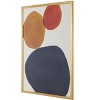 Primary Objective - 18" X 24" - Denim/Gold - Framed Wall Art - WLA2023 - Safavieh - 3 of 4