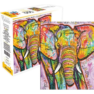 Aquarius Puzzles Dean Russo Elephant 500 Piece Jigsaw Puzzle