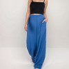 Anna-Kaci Lounge Women's Vertical Red Stripe Wide Leg Pants with High Rise Waistband and Full-Length Flowing Silhouette - 4 of 4
